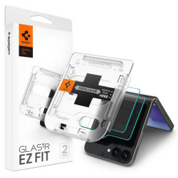 Szkło do etui + Aplikator Spigen Glas.tR EZ Fit do Galaxy Z Flip 6, 2 sztuki