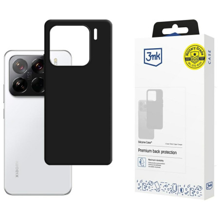 Etui 3MK Silicone Case do Xiaomi 15, czarne