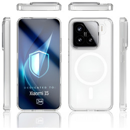 Etui 3MK Armor MagCase do Xiaomi 15, przezroczyste