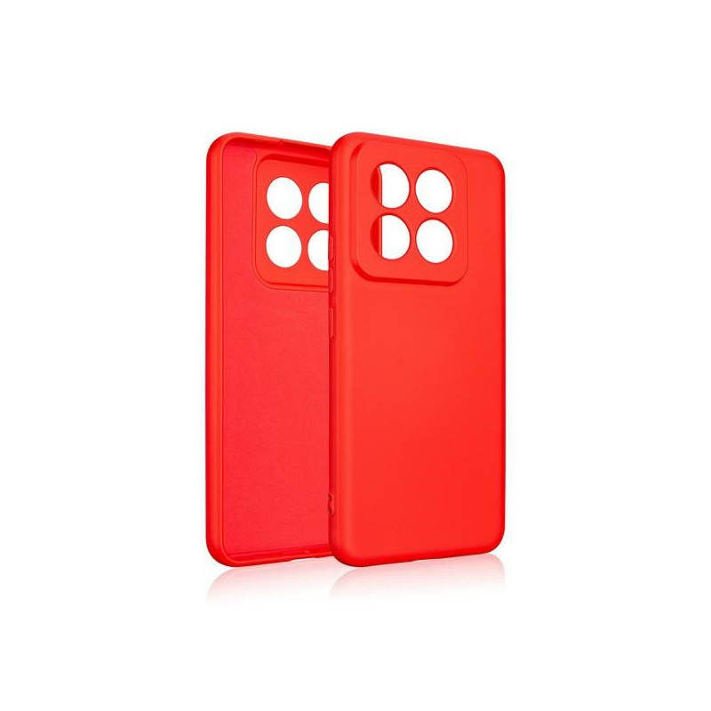 Etui Beline Silicone do Xiaomi 14 Pro czerwone