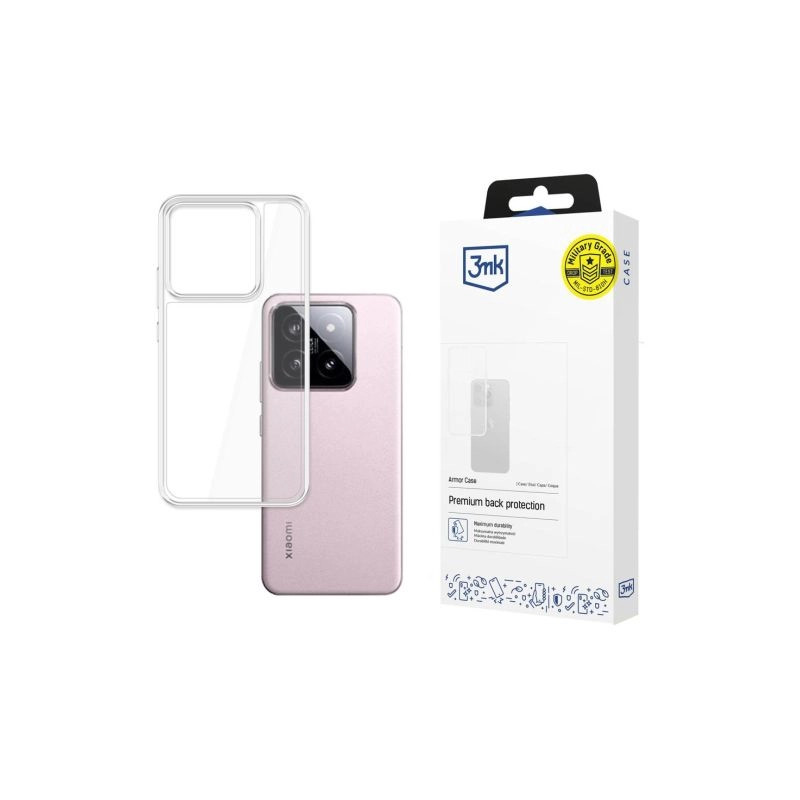 Etui 3MK Armor Case do Xiaomi 14, przezroczyste