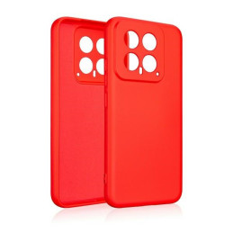 Etui Beline Silicone do Xiaomi 14 czerwone