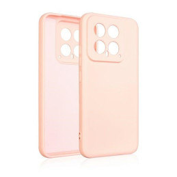 Etui Beline Silicone do Xiaomi 14 różowo-złote