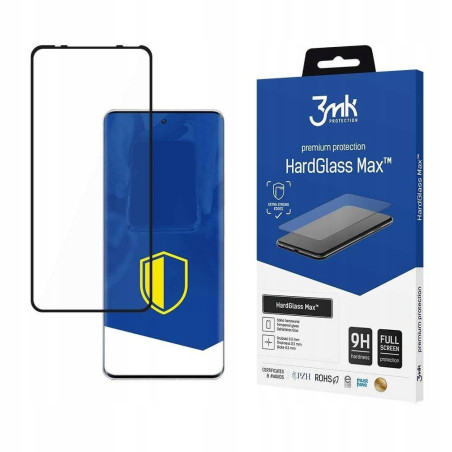 Szkło Hartowane 3MK HardGlass Max do Xiaomi 12 Lite, czarny/black, Fullscreen Glass