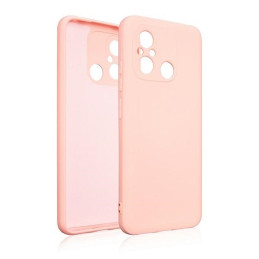 Etui Beline Silicone do Xiaomi 12C różowo-złote