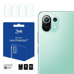 Szkło na obiektyw aparatu 3mk Lens Protection do Xiaomi Mi 11 Lite 5G, 4szt