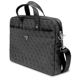 Torba Guess Torba Saffiano 4G Triangle Logo na laptop do 16" czarna