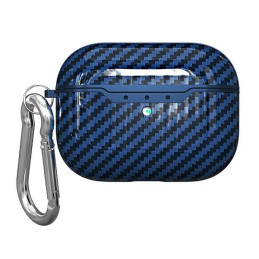 Etui Beline AirPods Carbon do AirPods 3, niebieskie