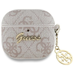 Etui Guess 4G Charm Collection do AirPods 4 , różowe