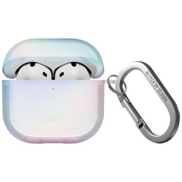 Etui UNIQ Iridescia Hang Case do AirPods 4 holo quartz