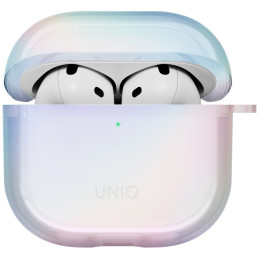 Etui UNIQ Iridescia Hang Case do AirPods 4 holo quartz