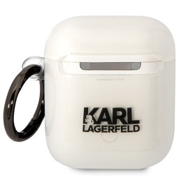 Etui Karl Lagerfeld Ikonik Choupette do Airpods 1/2 cover, transparente
