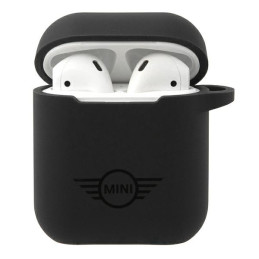 Etui Mini Silicone Collection do AirPods 1/2 czarne