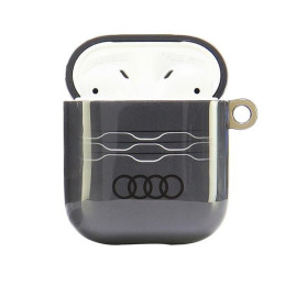 Etui Audi IML Geometric Pattern do AirPods 1/2 cover, szare