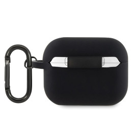 Etui AMG Silicone White Logo do AirPods Pro 2, czarne 