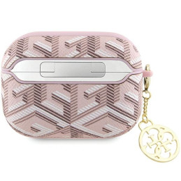 Etui Guess GCube Charm do AirPods Pro 2, różowe