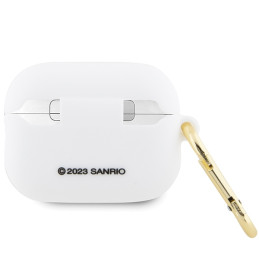Etui Hello Kitty Silicone 3D Kitty Head do Airpods Pro 2, białe
