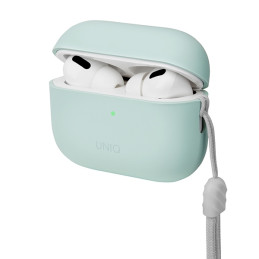 Etui UNIQ Lino do AirPods Pro 2, miętowe