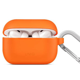 Silikonowa obudowa etui UNIQ Vencer do AirPods Pro 2, pomarańczowe