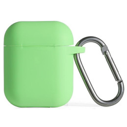 Etui Beline AirPods Silicone do AirPods  1/2 zielone