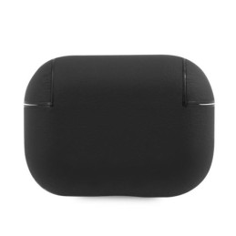 Etui BMW Geniune Leather Silver Logo do AirPods Pro,  czarne