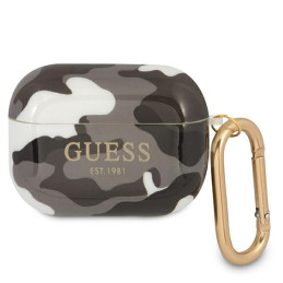 Etui Guess Camo Collection do AirPods Pro, czarne