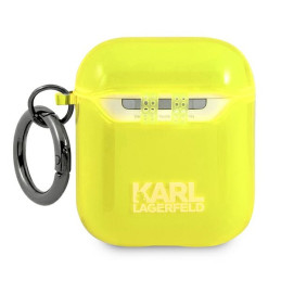 Etui Karl Lagerfeld Choupette do AirPods cover, żółty/yellow