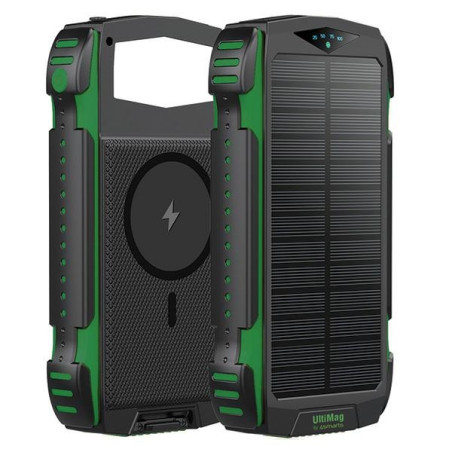 Powerbank 4smarts Solarny TitanPack Rugged UltiMag 20000mAh zielona