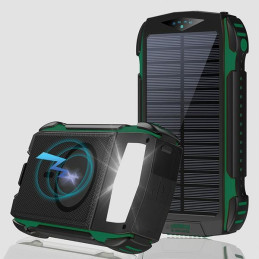 Powerbank 4smarts Solarny TitanPack Rugged UltiMag 20000mAh zielona