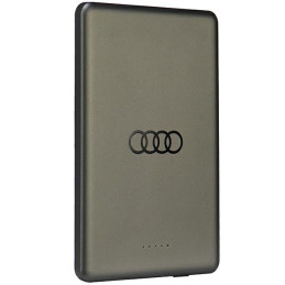 Indukcyjny Powerbank Audi Big Logo MagSafe 15W 5000mAh, szary/grey