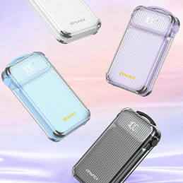 PowerBank AWEI P89K 10000mAh 38,5W  + kable PD/Lightning czarny