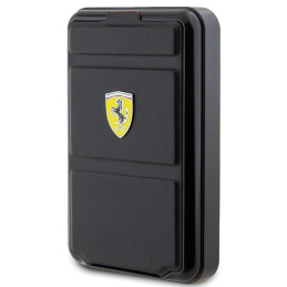 Powerbank Bezprzewodowy Ferrari 15W Metal Logo MagSafe 10000 mAh z funkcją standu czarny
