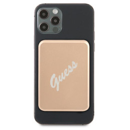 Indukcyjny Powerbank Guess 5W MagSafe 3000mAh, złote