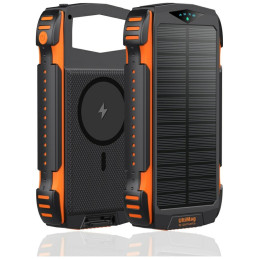 Powerbank Solarny 4smarts TitanPack Rugged UltiMag 20000mAh, czarny