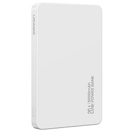 Powerbank indukcyjny USAMS 5000mAh 20W PD Fast Charge biały