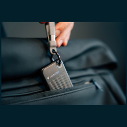Dysk Zewnętrzny Verbatim Pocket SSD 2TB  - brelok do kluczy z kablem USB-C 3.2 gen.2 czarno-szary