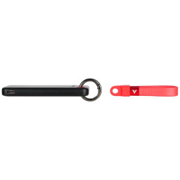 Dysk Zewnętrzny Verbatim Pocket SSD 2TB  - brelok do kluczy z kablem USB-C 3.2 gen.2 czarno-czerwony