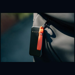 Dysk Zewnętrzny Verbatim Pocket SSD 2TB  - brelok do kluczy z kablem USB-C 3.2 gen.2 czarno-czerwony