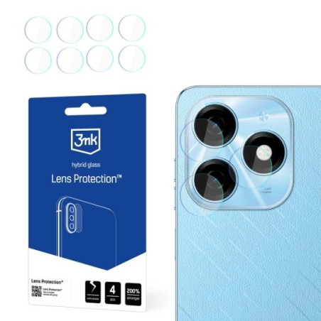 Szkło na obiektyw aparatu 3mk Lens Protection do Tecno Spark 20, 4szt