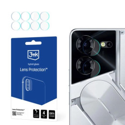Szkło na obiektyw aparatu 3mk Lens Protection do Tecno POVA 5, 4szt