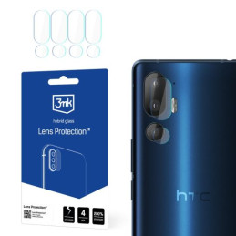 Szkło na obiektyw aparatu 3mk Lens Protection do HTC U24 Pro, 4szt