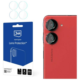 Szkło na obiektyw aparatu 3mk Lens Protection do Asus Zenfone 10, 4szt