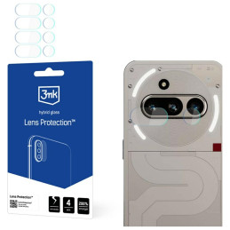 Szkło na obiektyw aparatu 3mk Lens Protection do Nothing Phone (3a), 4szt