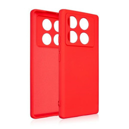 Etui Beline Silicone do Infinix Note 40 Pro czerwone