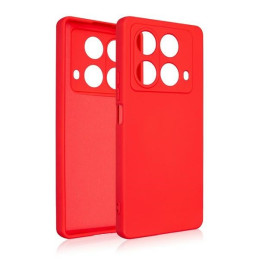 Etui Beline Silicone do Infinix Note 40 czerwone