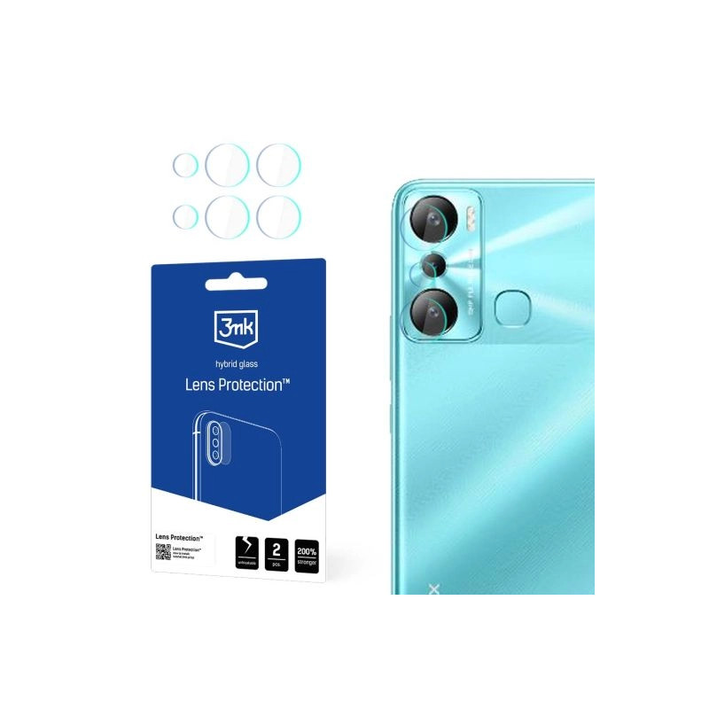 Szkło na obiektyw aparatu 3mk Lens Protection do Infinix Hot 20, 4szt
