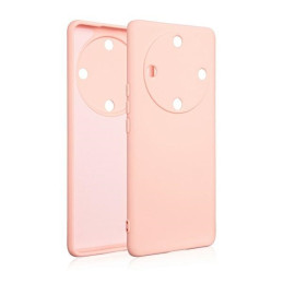 Etui Beline Silicone do Honor Magic5 Lite różowo-złote