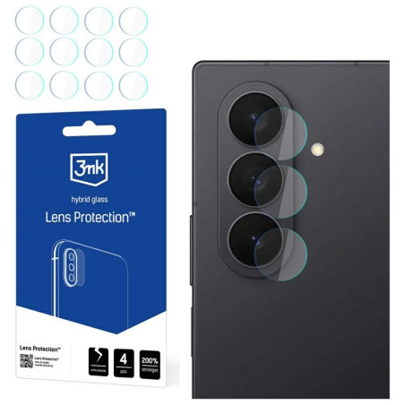 Szkło na obiektyw aparatu 3mk Lens Protection do Galaxy Z Fold7, 4szt