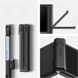 Etui Spigen Tough Armor Pro Mag MagSafe  do Galaxy Z Flip6 / Z Flip7 FE czarny