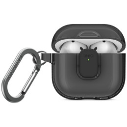 Etui UNIQ Glase Pro do AirPods 4 Lock Case dymny